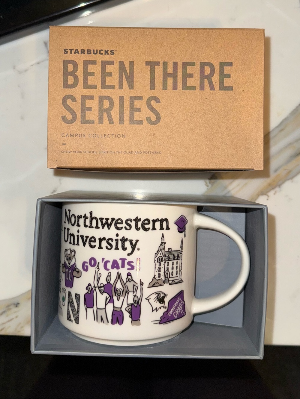 Northwestern University Starbucks Been There Series Campus Collection 14oz Mug